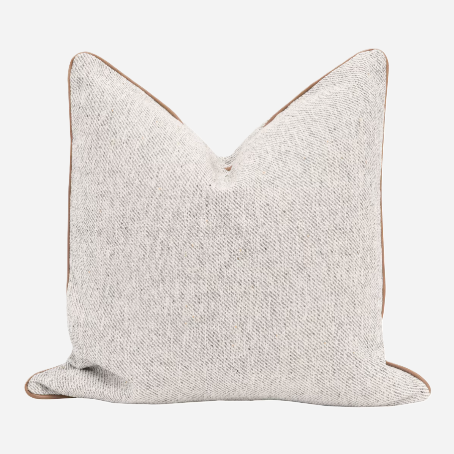 The Not So Basic Pillow, Natural & Whiskey