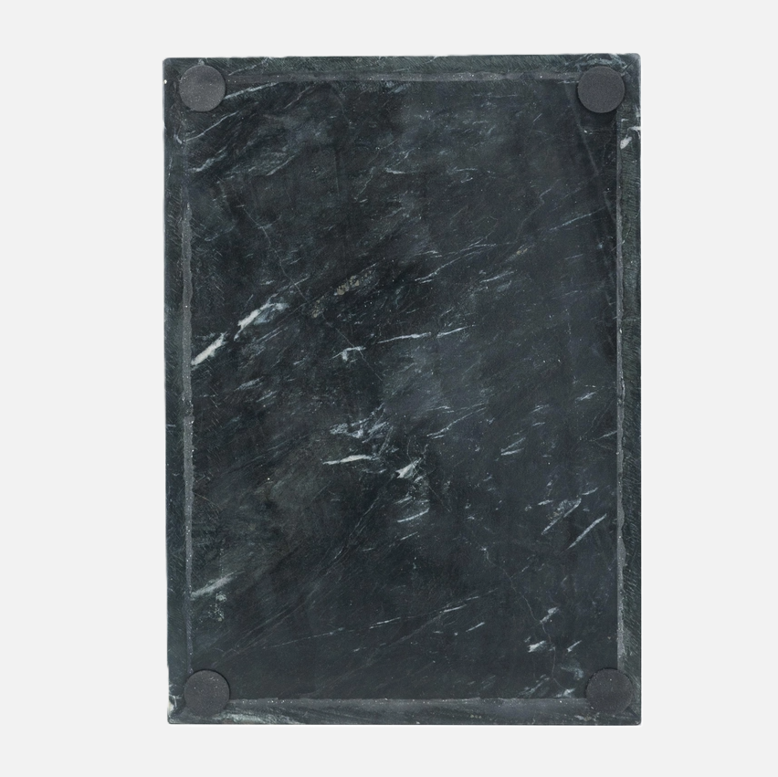 Marble Tray w/ Brass Inlay