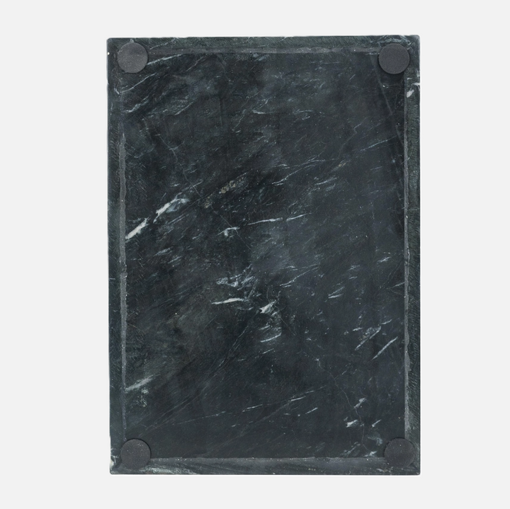 Marble Tray w/ Brass Inlay