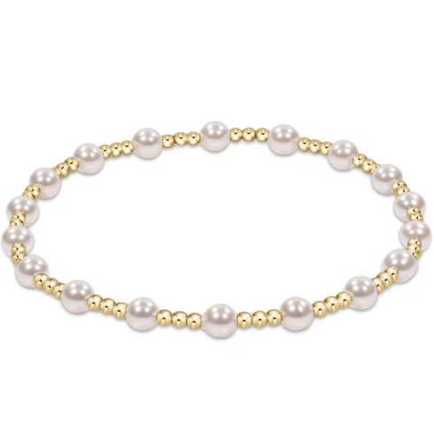 enewton Classic Sincerity 4mm Bead Bracelet - Pearl