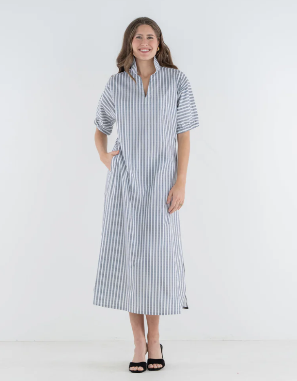 Poppy Maxi - Black Stripe