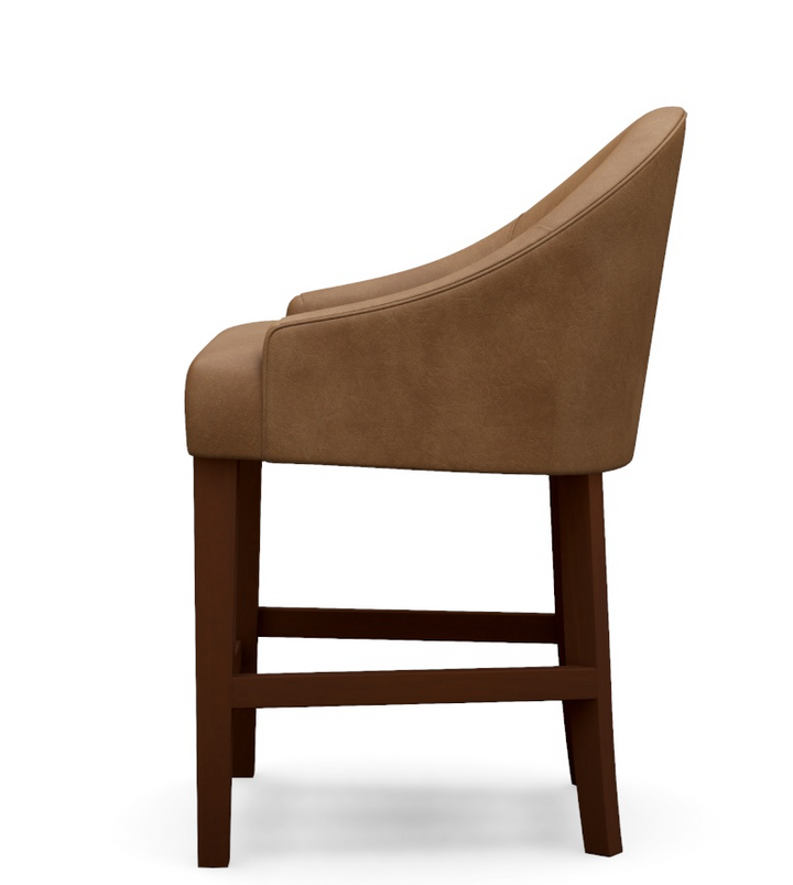 Cora Leather Stool - 13 Hub Lane   |  