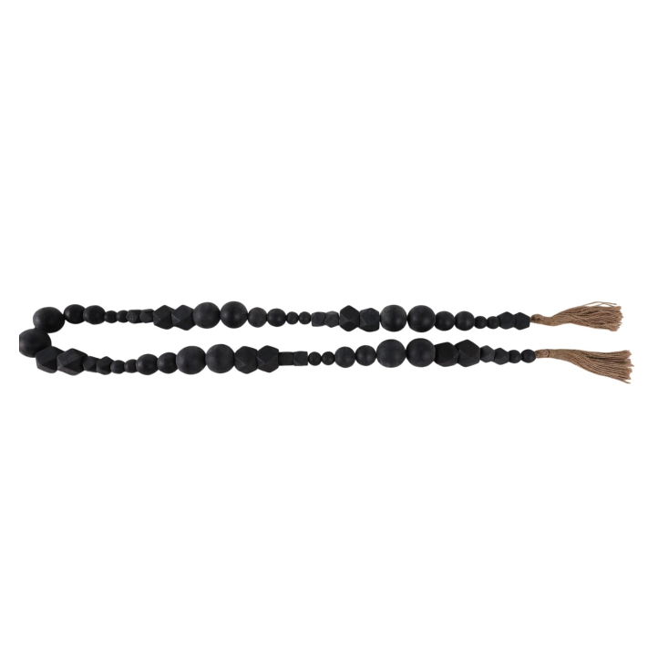 Duneford Beaded Garland, Black