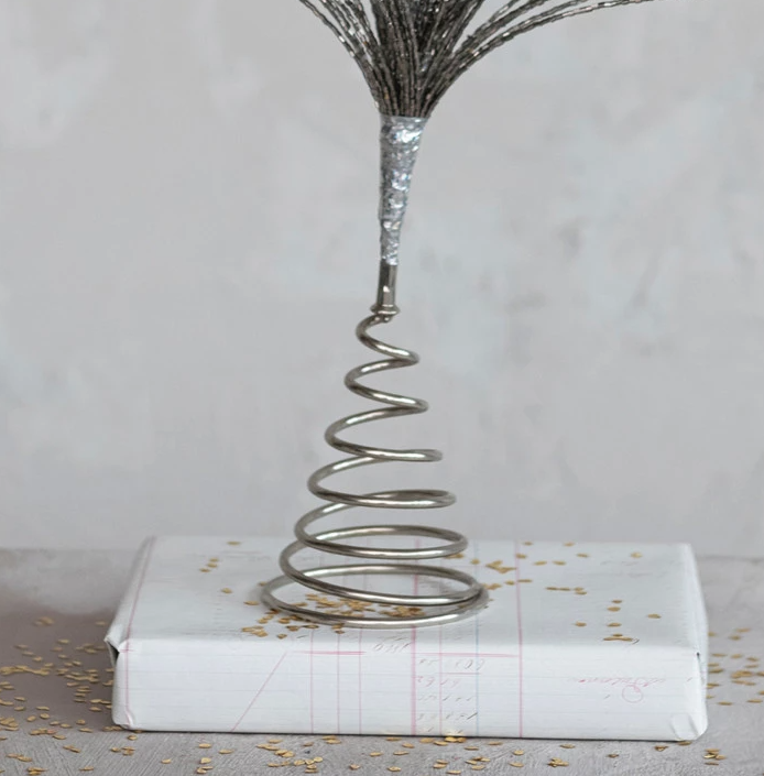 Metal & Glass Bead Tree Topper - Thumbnail 4