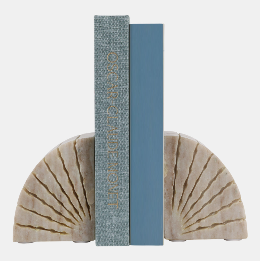 Semi Circle Onyx Marble Bookend - 13 Hub Lane   |  