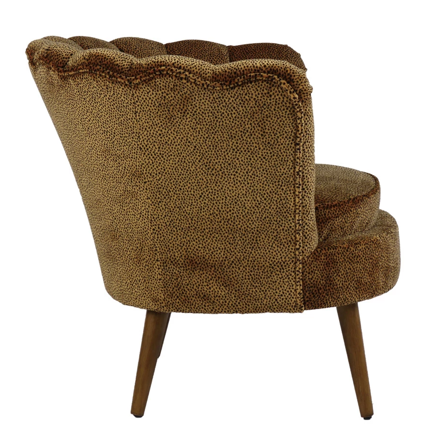 Velvet Fabric Upholstered Chair - 13 Hub Lane   |  Accent Chairs