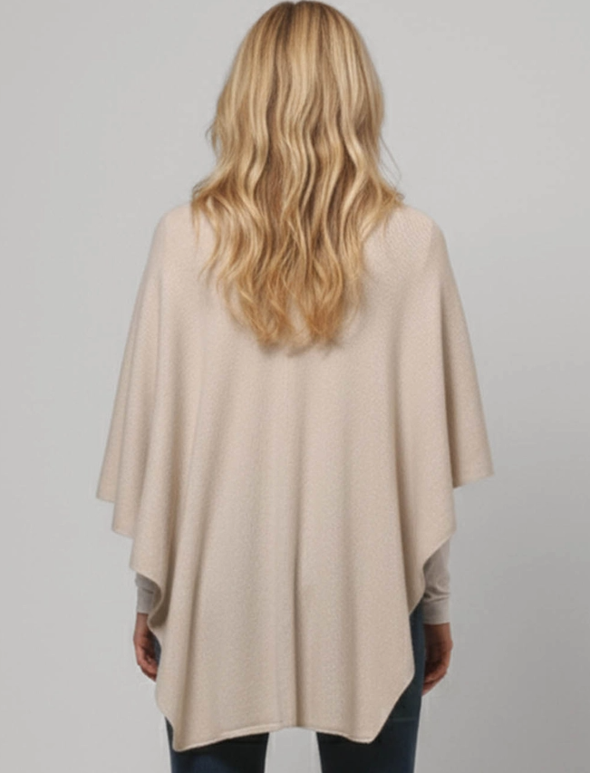 Faux Mink Knit Shawl