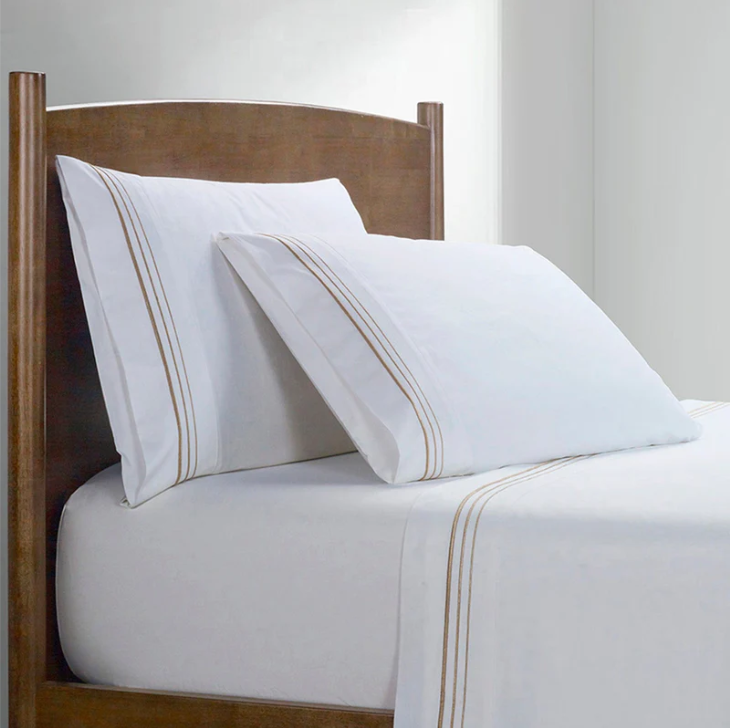 Embroidered Border Sheet 4PC Set - Thumbnail 4