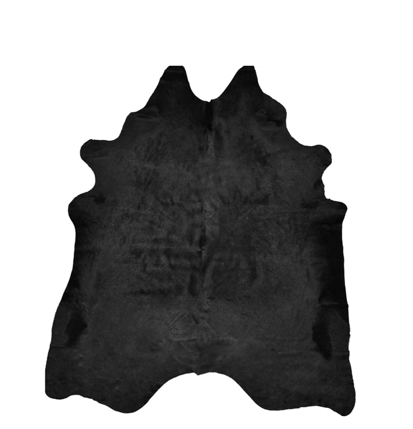 Natural Black Cowhide
