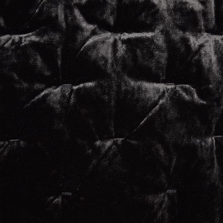 Stella Faux Silk Velvet, Black - 13 Hub Lane   |  