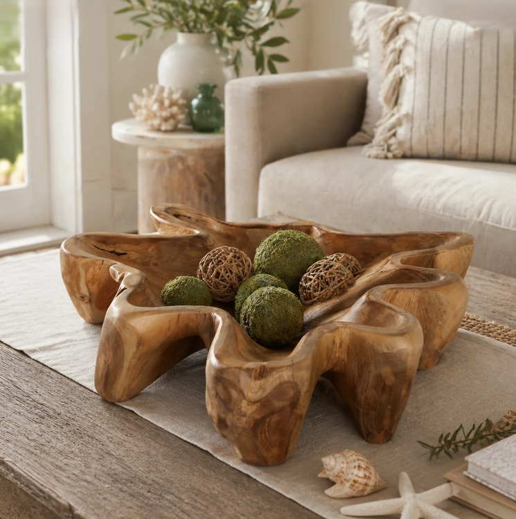 Teak Wood Bowl