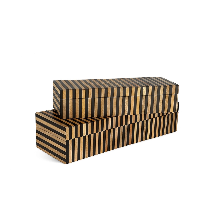 Striped Tile Box - 13 Hub Lane   |  Resin Boxes