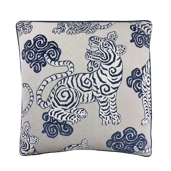 Akbar Blue Pillow