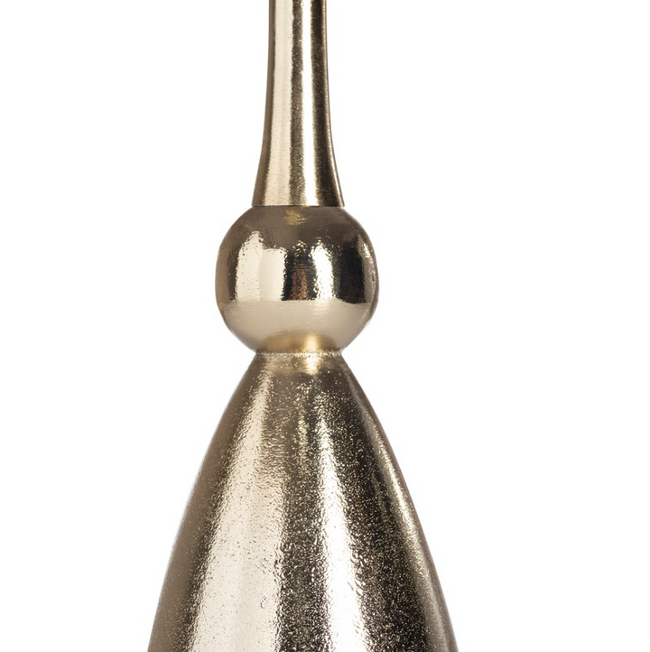 Triton Pillar Candle Holder, Silver