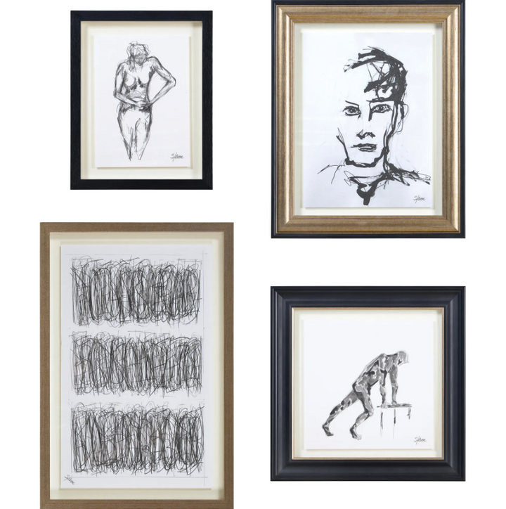 Studio Line Sketch - III - 13 Hub Lane   |  Under Glass Prints & Art