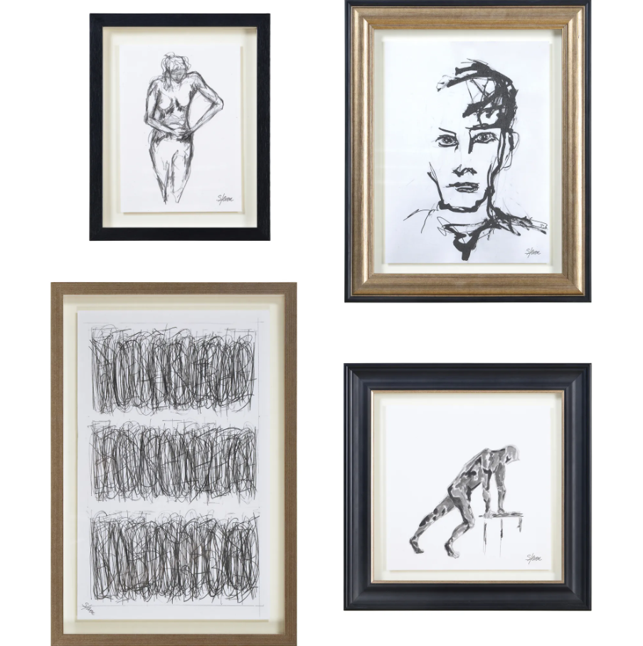 Studio Line Sketch - II - 13 Hub Lane   |  Under Glass Prints & Art