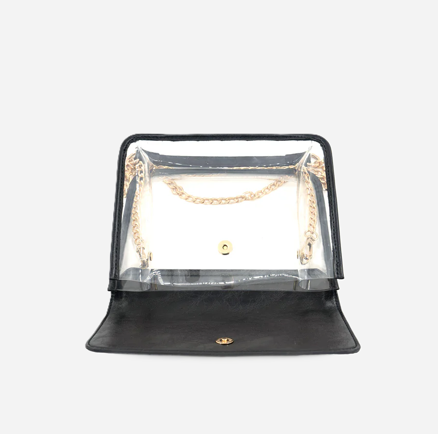 Clear Chain Strap Crossbody