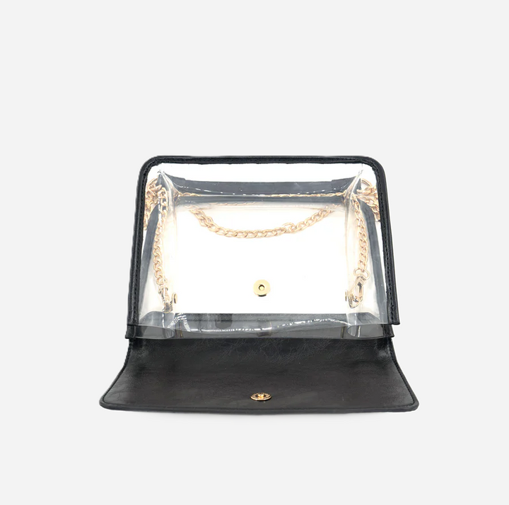Clear Chain Strap Crossbody