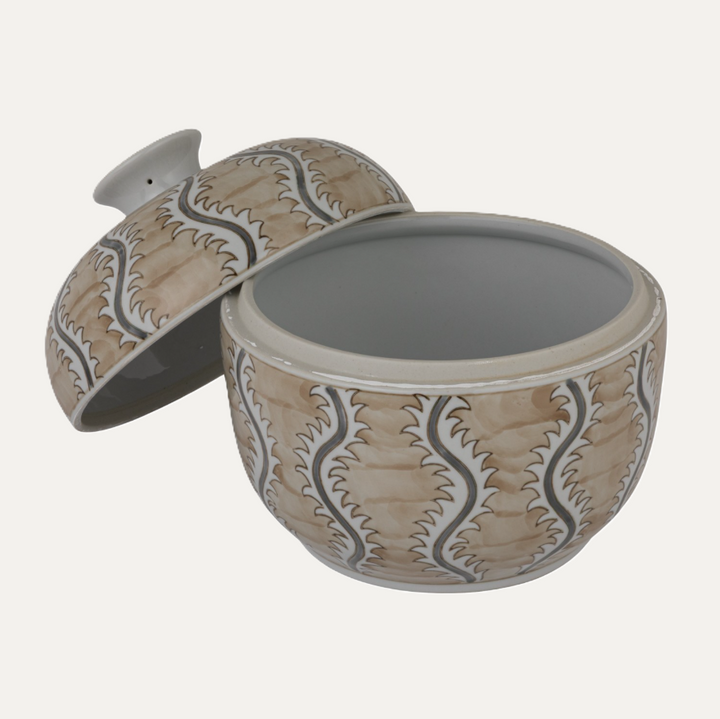 Hand-Painted Decorative Jar