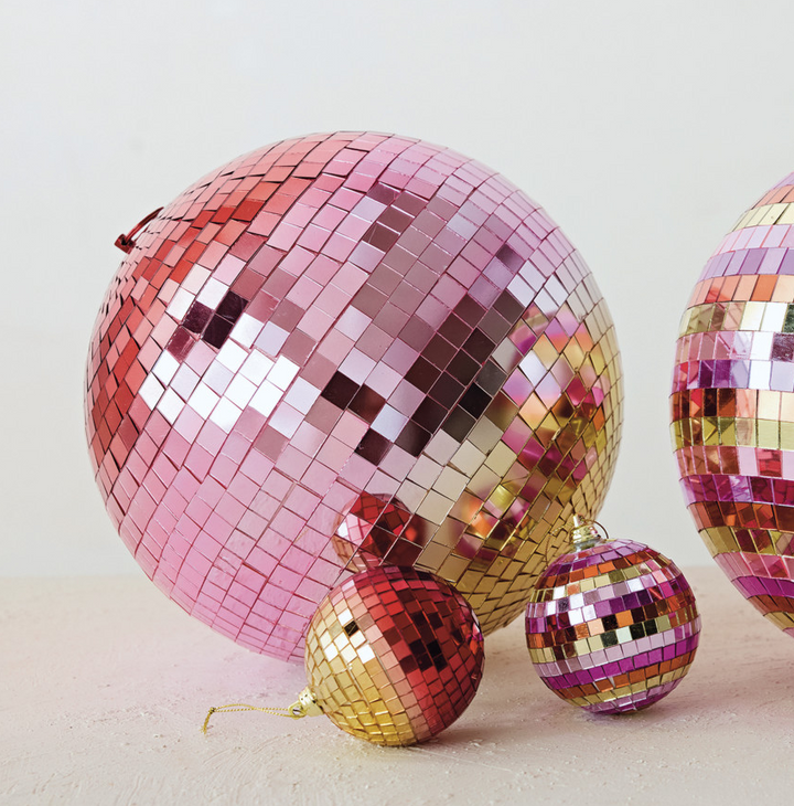 Oversized Foam & Glass Mirror Ball