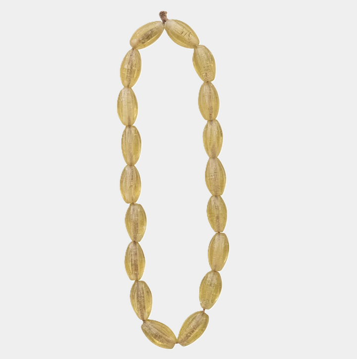 Glass Beads on Jute Cord