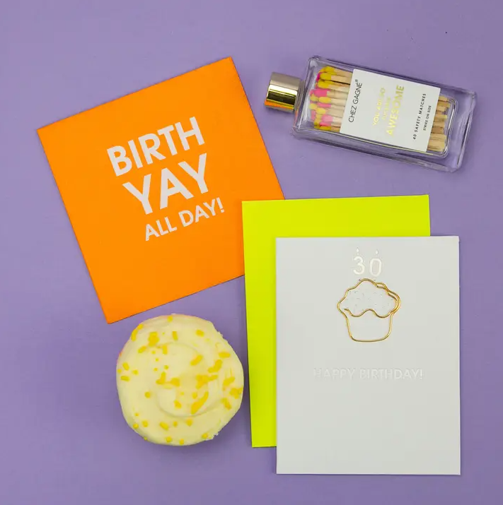 Birth Yay All Day - Cocktail Napkins - 13 Hub Lane   |  Cocktail Napkins