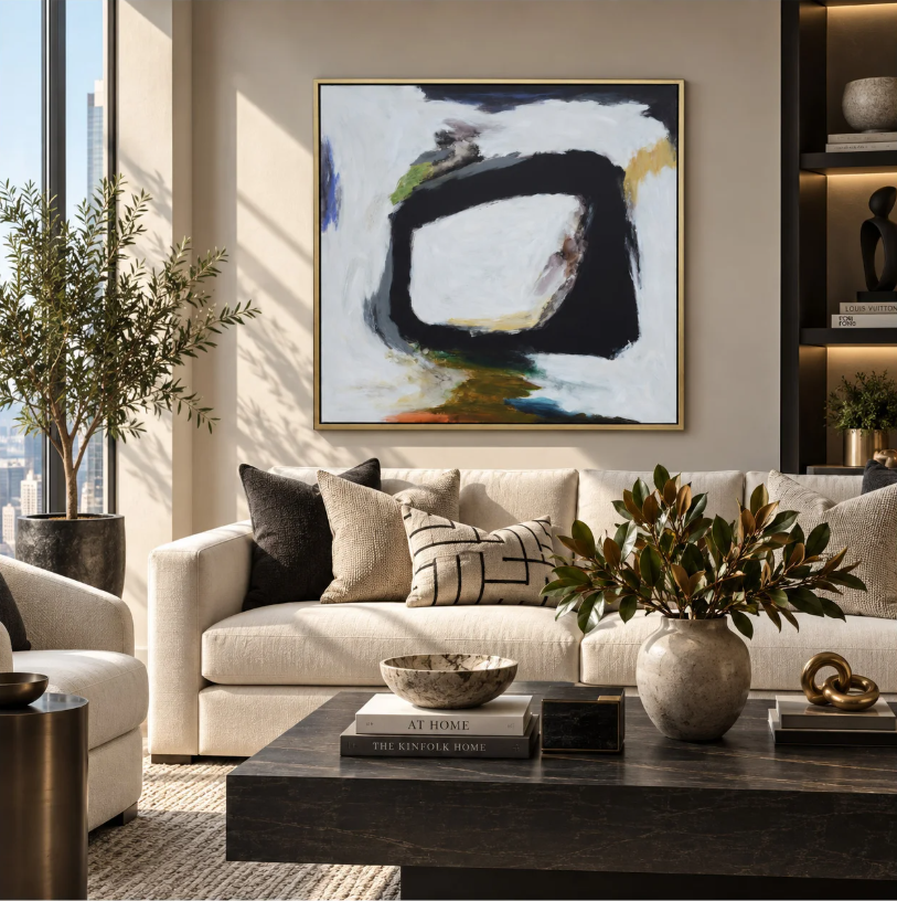Nest Framed Canvas Art