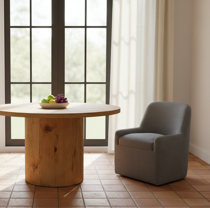 Maisie Rolling Dining Chair