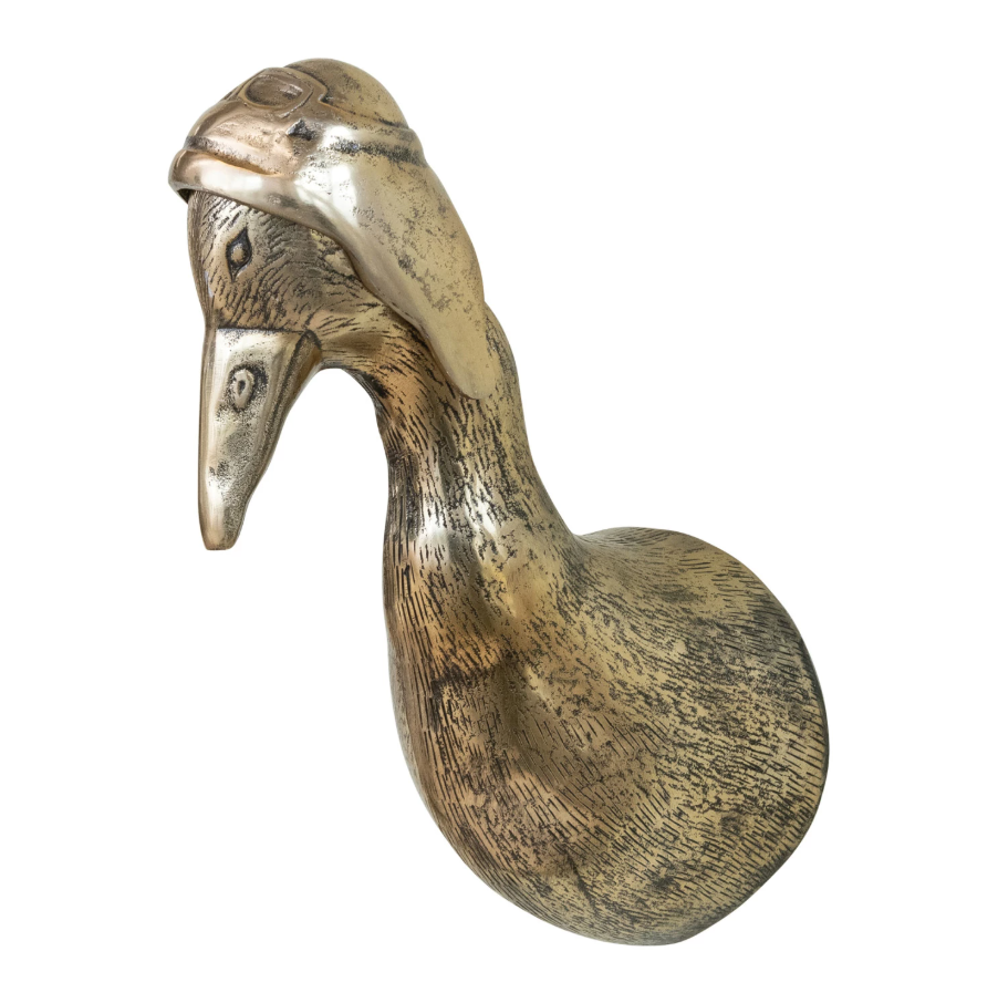 Cast Aluminum Duck Head Wall Decor - Thumbnail 3