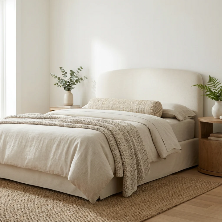 Joan Storage Bed, Cream