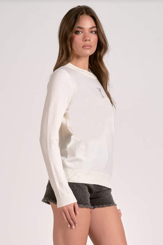 Martini Sweater, White