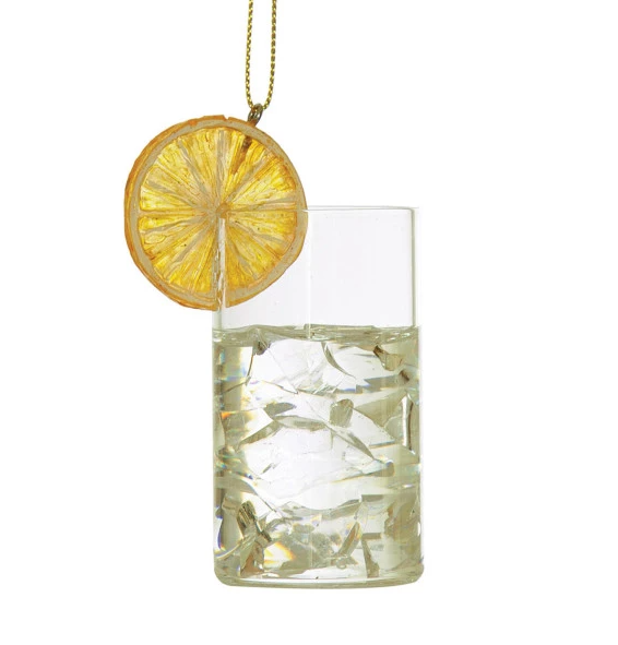 Glass Highball Cocktail Ornament - 13 Hub Lane   |  Cocktail Ornaments