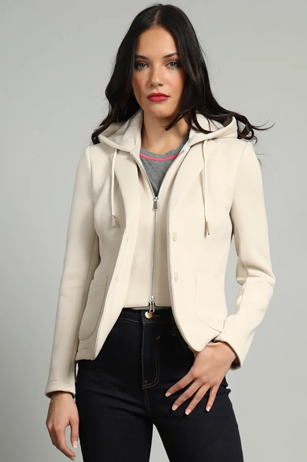 Victoria Hoodie w/ Hoodie Insert, Beige