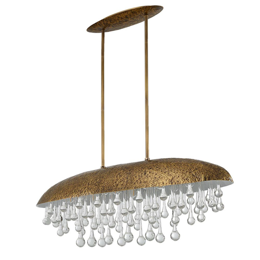 Downpour 10-Light Pendant, Oval - 13 Hub Lane   |  Pendants
