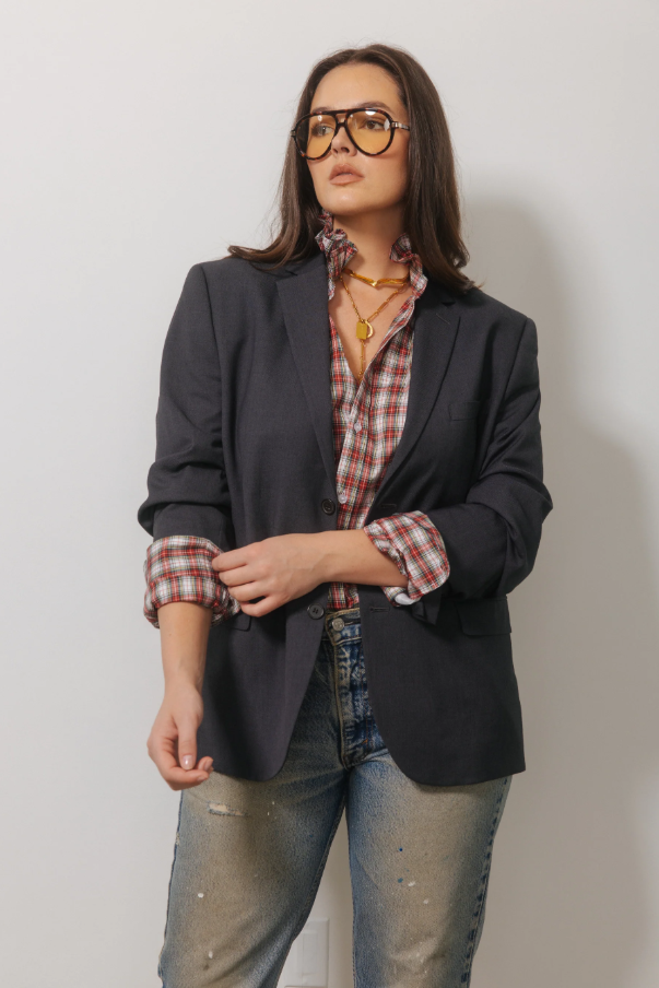 KMJ Quarantina Holiday Plaid Shirt