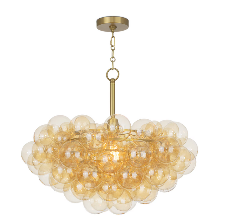Bubbles Chandelier, Amber