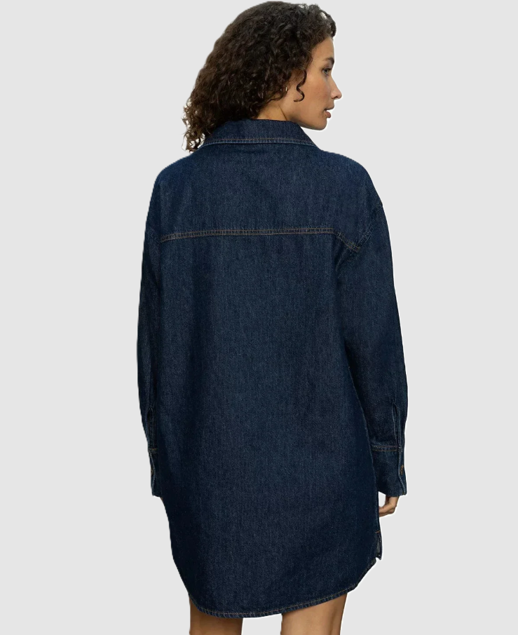 All-Day Denim Tunic Dress, Surprise M All-Day Denim Tunic Dress, Surprise M
