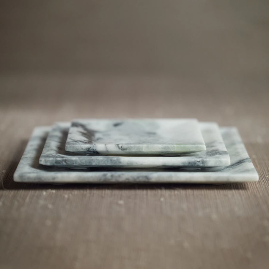 Palomar Marble Tray, Grey