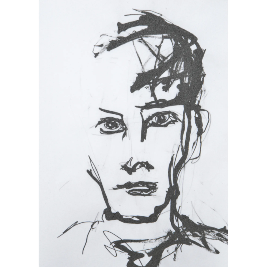 Studio Line Sketch - III - 13 Hub Lane   |  Under Glass Prints & Art