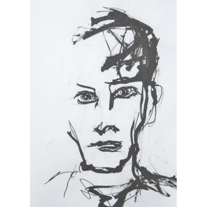 Studio Line Sketch - III - 13 Hub Lane   |  Under Glass Prints & Art