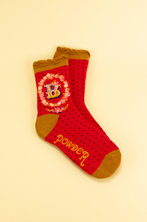 'B' Alphabet Socks