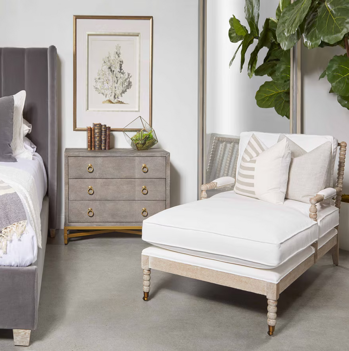 Strand Shagreen 3-Drawer Nightstand