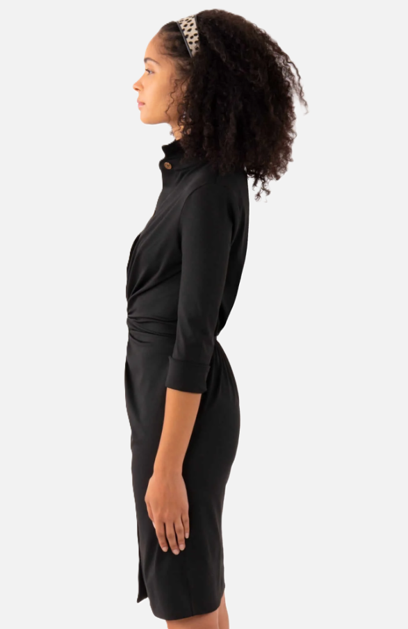 Twist & Shout Dress, Black - 13 Hub Lane   |  Mini Dresses