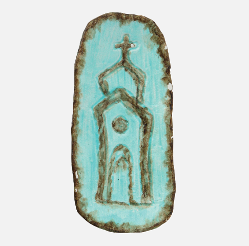Cast Iron Church Dish