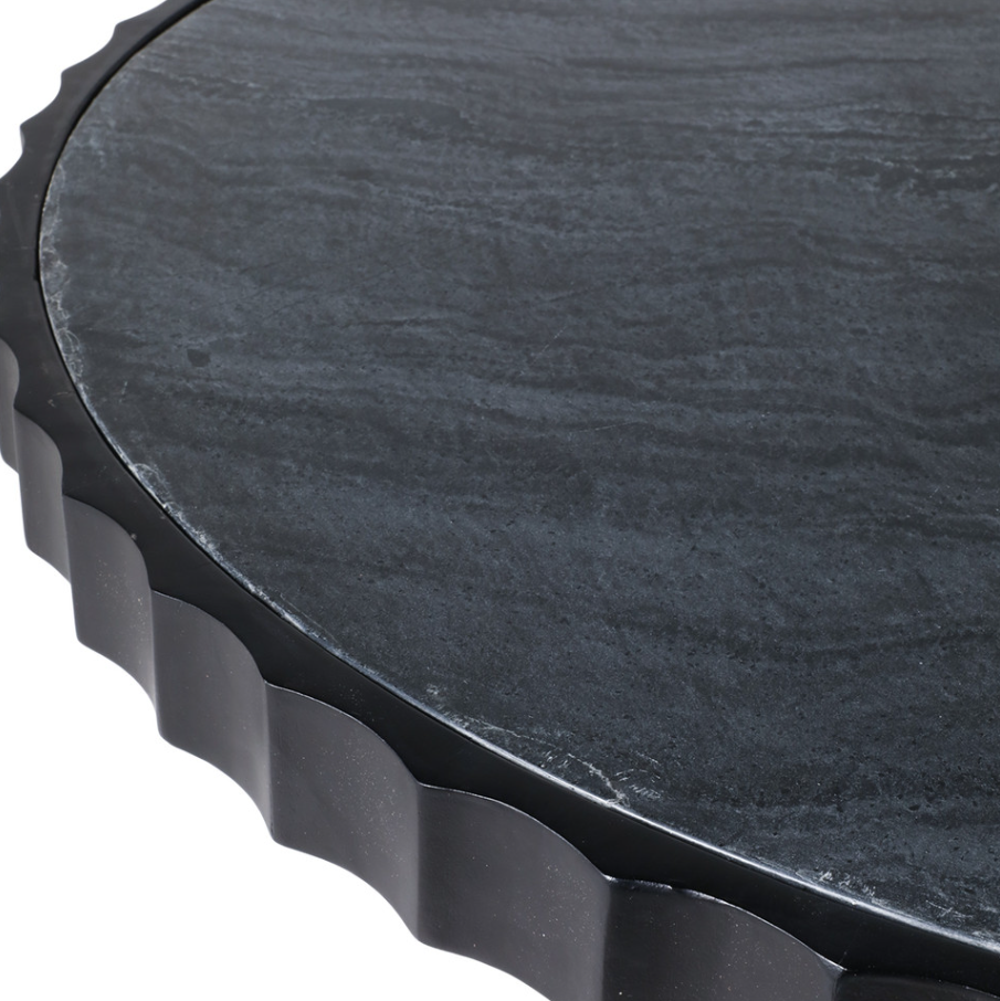 Luzia Metallic Marble Coffee Table