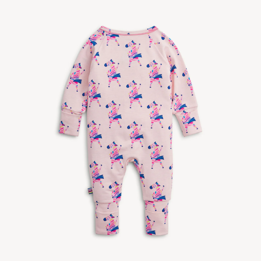 everybody prance now magnetic convertible coverall, pink