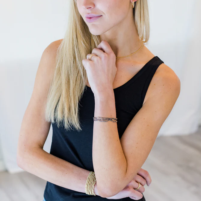 Double Layer Pima Tank, Black - 13 Hub Lane   |  Scoop Neck Tanks