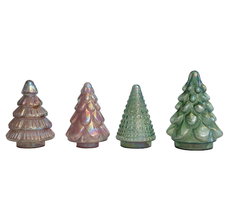 Embossed Mercury Glass Tree