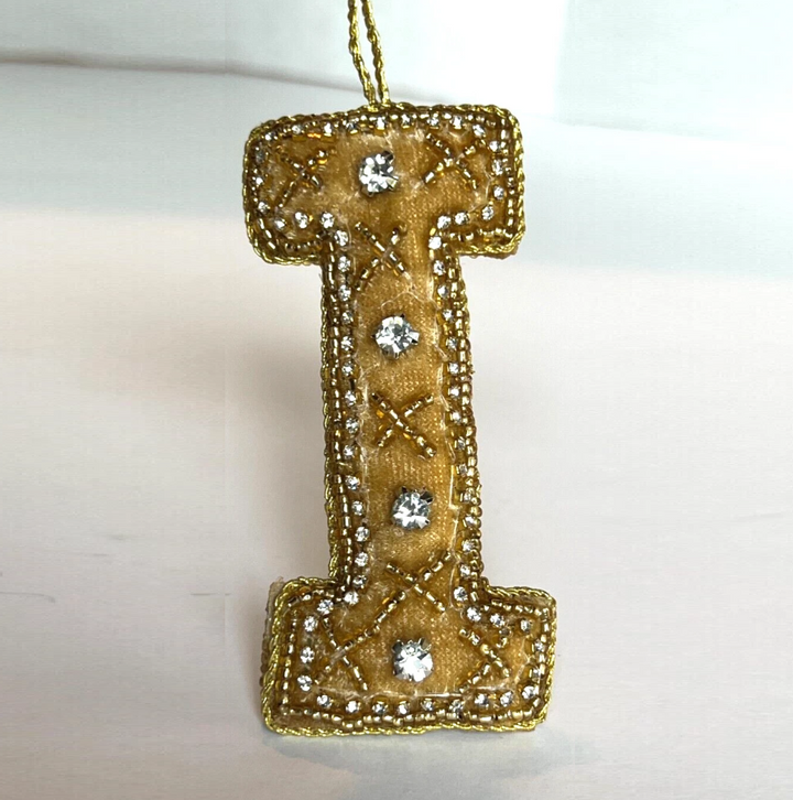 Alphabet Ornament - 13 Hub Lane   |  Fabric Ornaments