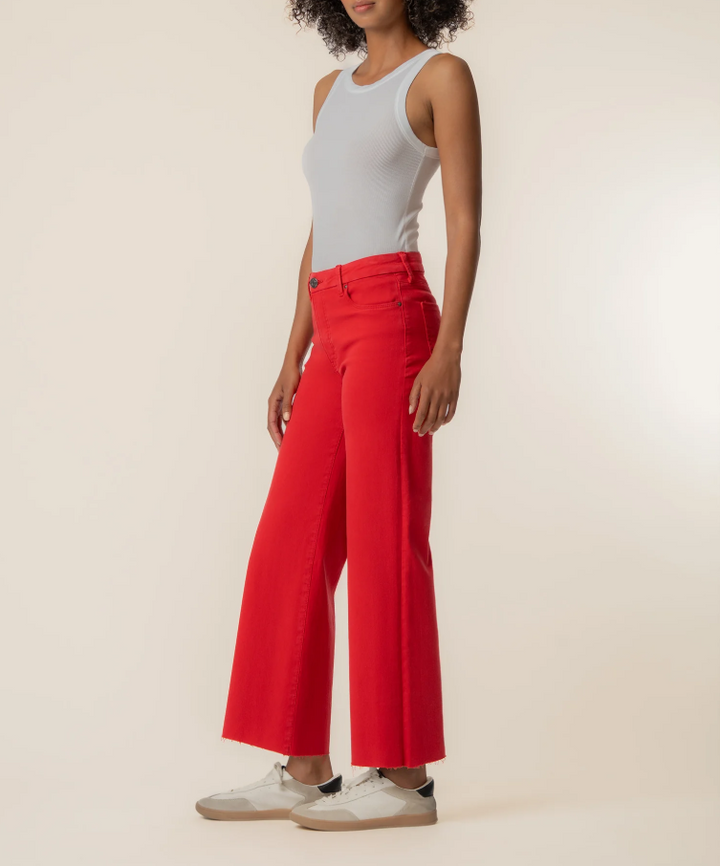Kut From the Kloth Meg High Rise Wide Leg, Tomato